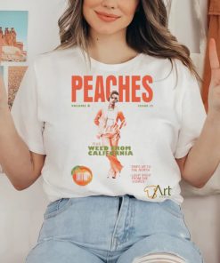 Justin Bieber Peaches Tee Shirt