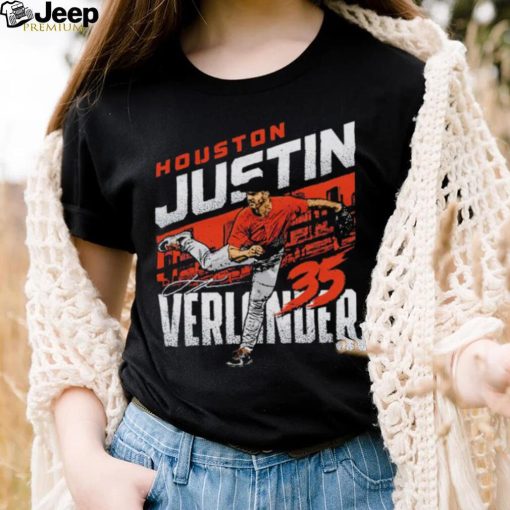 Justin Verlander City Name signature shirt