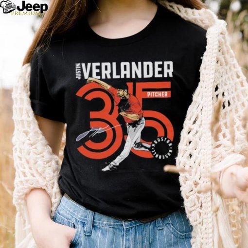 Justin Verlander Inline signature shirt