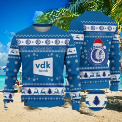 KAA Gent 3D Ugly Christmas Sweater For Men And Women Sport Fans