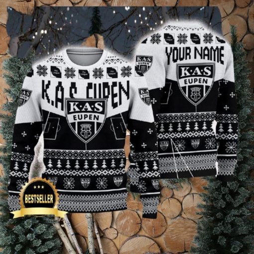 KAS Eupen Ugly Christmas Sweater Logo Custom Name Gift Fans