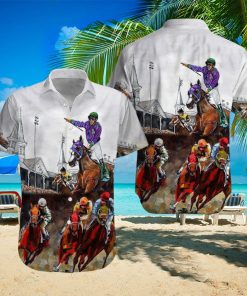 KENTUCKY DERBY HORSE RACING TRENDING HAWAIIAN SHIRT