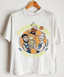 The Denver Nuggets Champions 2023 Gold Strike cartoon shirt