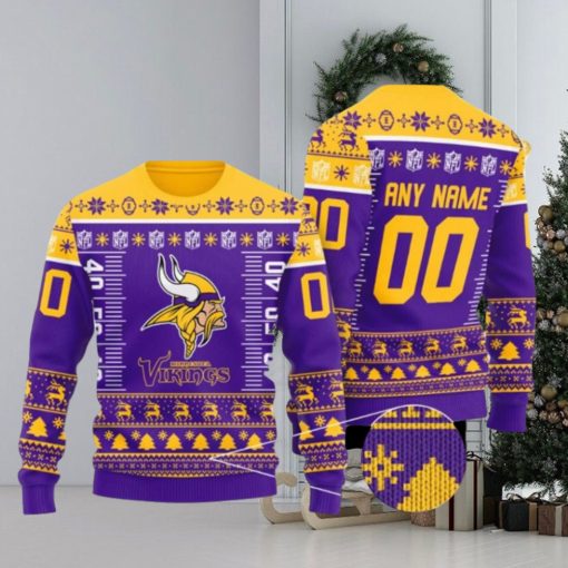 Nfl Minnesota Vikings Personalized Ugly Christmas Sweaters