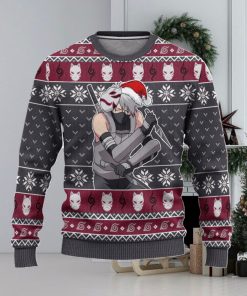 Kakashi Anbu Ugly Christmas Sweater, Naruto Anime Xmas Gift, Custom Ugly Christmas Sweater