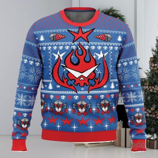 Kamina Tengen Toppa Gurren Lagann 3D Ugly Christmas Sweater Christmas Gift Ideas Party Gift