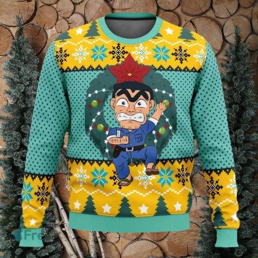 Kankichi Ryotsu Kochikame Tokyo Beat Cops Ugly Christmas Sweaters 3D Super Hot