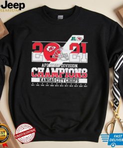 Kansas City Chiefs 2021 2022 Afc West Division Champions Shirt