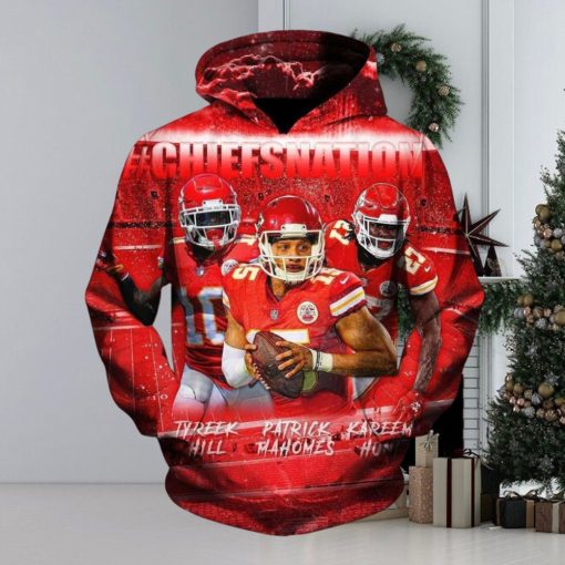 Kansas City Chiefs 3D Printed Hoodie Ver 42