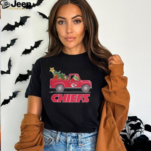 Kansas City Chiefs Christmas Grinch Drive Truck Classic T Shirt