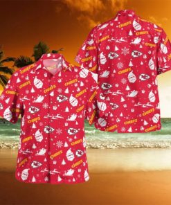 Kansas City Chiefs Christmas Hawaiian Shirt Beach Gift Fans For Men And Women