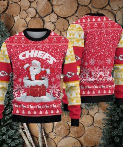 Kansas City Chiefs Christmas Santa Claus Pattern Limited Edition Ugly Sweater