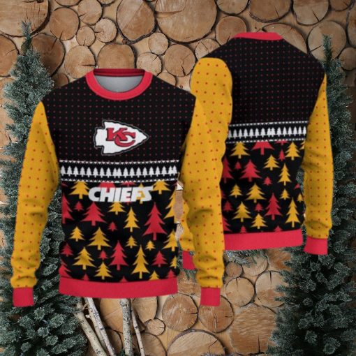 Kansas City Chiefs Cool Ugly Christmas Sweater 3D Gift For Fans