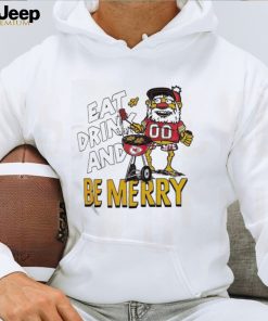 Kansas City Chiefs Eat Drink And Be Merry Christmas Shirt