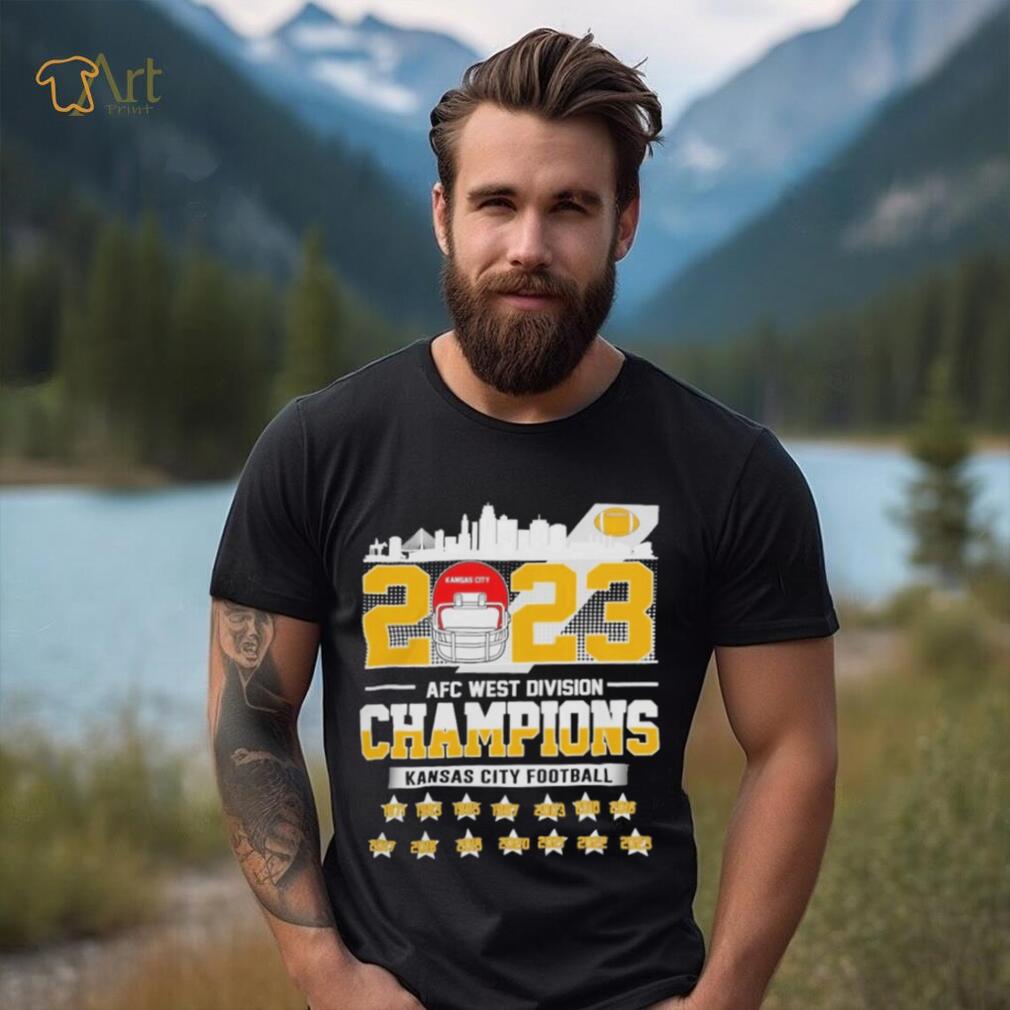 Kansas city chiefs shop afc west champs shirt