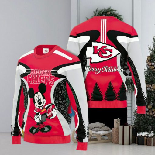 Kansas City Chiefs Gift for Big Fans 3D Ugly Xmas Sweater