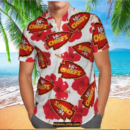 Kansas City Chiefs Hawaiian Shirt Beach Gift For Dad  Aloha Shirt