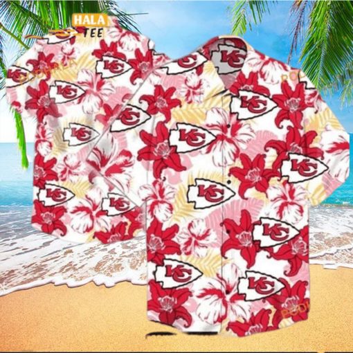 Kansas City Chiefs Hawaiian Shirt Trendy Summer Gift For Sports Dad  Aloha Shirt