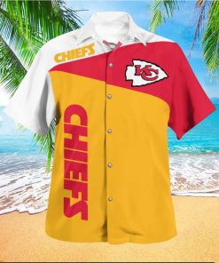 Kansas City Chiefs Hibiscus 3D Hawaiian Shirt Best For Fans Beach Gift For Men And Women