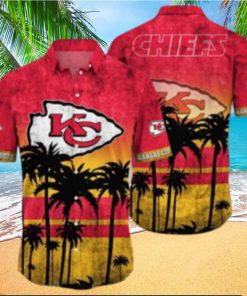 Kansas City Chiefs Logo Coconut Tropical Hawaiian Shirt Beach Gift For Fans