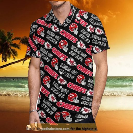 Kansas City Chiefs Logo Men’s Hawaiian Shirt