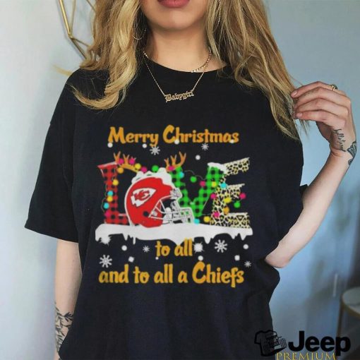 Kansas City Chiefs Merry Christmas To All And To All A Chief Love Shirt