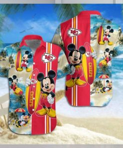 Kansas City Chiefs Mickey Mouse Hawaiian Shirt