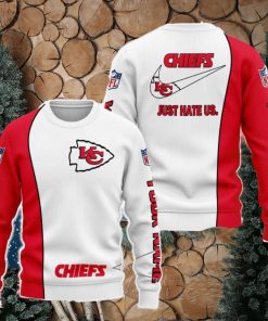 Kansas City Chiefs NFL Just Hate Us Personalized For Fans Sweater New