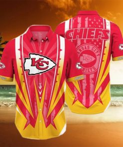 Kansas City Chiefs NFL Logo Hawaiian Shirt