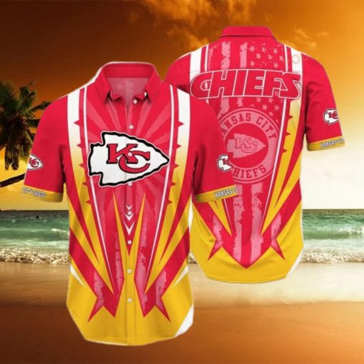 Kansas City Chiefs NFL Logo Hawaiian Shirt