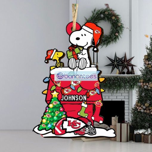 Kansas City Chiefs NFL Snoopy Ornament Personalized Christmas 2023 Holidays