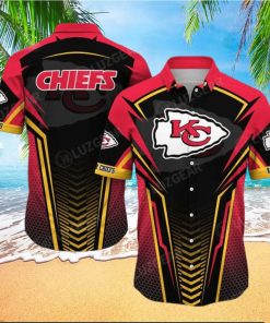 Kansas City Chiefs NFL Team Football Beach Shirt Summer Button Down Hawaiian Shirt Best Fan Ever