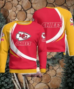 Kansas City Chiefs Simple Vintage 3D Sweater Christmas Gift For Fans