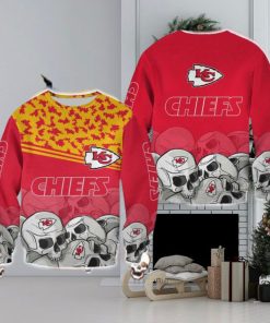 Kansas City Chiefs Skull Choir Halloween Ugly Sweater For Men And Women Gift Christmas