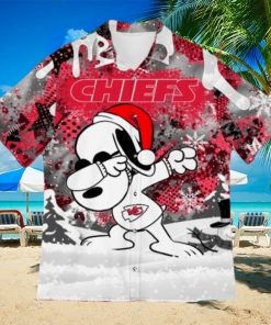 Kansas City Chiefs Snoopy Dabbing The Peanuts 2023 Christmas Gift Hawaiian Shirt