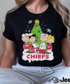 Kansas City Chiefs Snoopy Peanuts Christmas Shirt