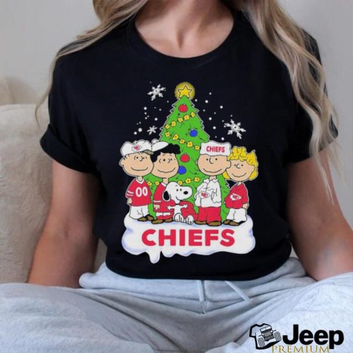 Kansas City Chiefs Snoopy Peanuts Christmas Shirt