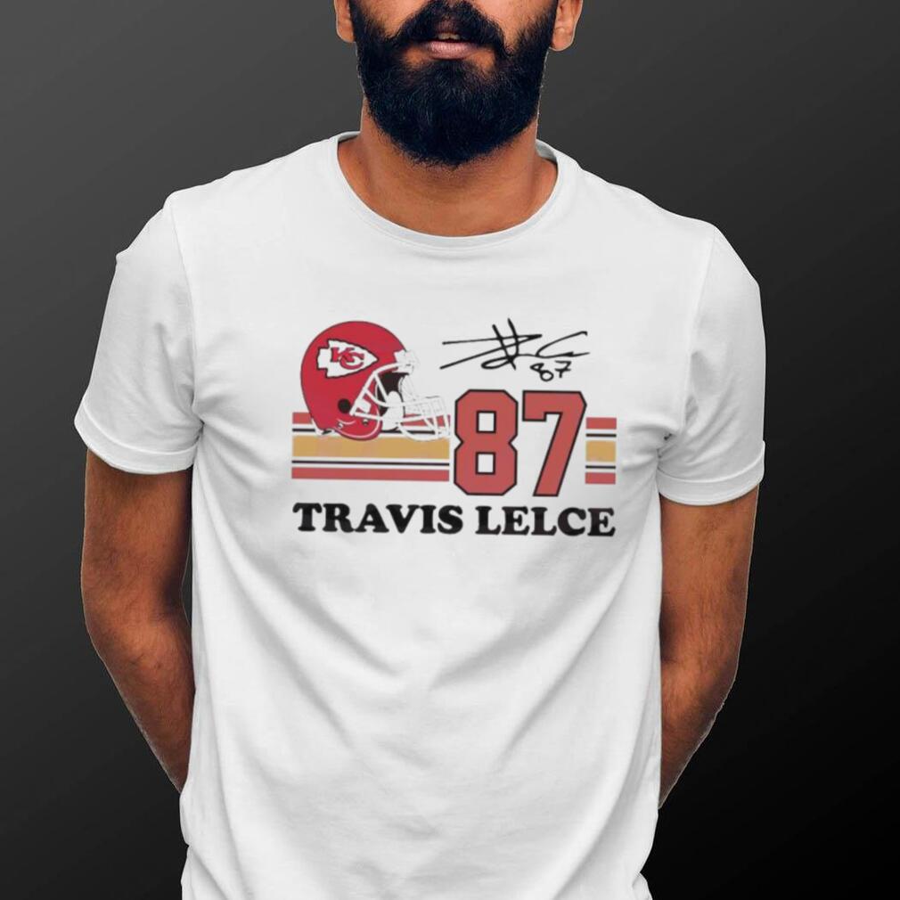 Travis Kelce Signature Kansas City Chiefs Shirt - High-Quality Printed Brand