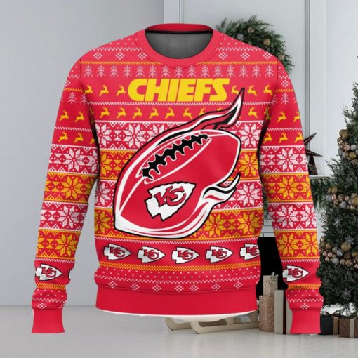 Kansas City Chiefs Ugly Sweater 3D Printed Men And Women Christmas Gift