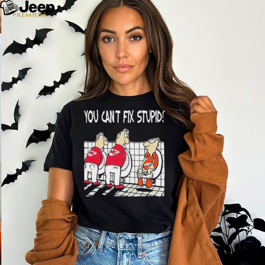 You Can't Not Fix Stupid Funny Atlanta Falcons T-Shirt - T-shirts