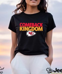 Kansas City Chiefs comeback kingdom American foolball logo shirt