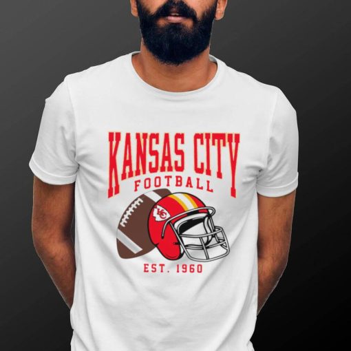 Kansas City Chiefs football est. 1960 NFL helmet logo shirt