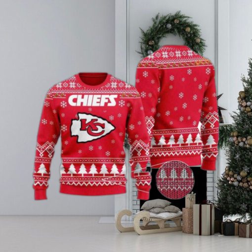 Kansas City Football Kansas City Chief Christmas 3D NFL Ugly Christmas Sweater