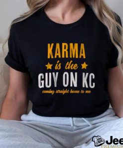 Kansas City Karma is the guy on kc 2023 shirt