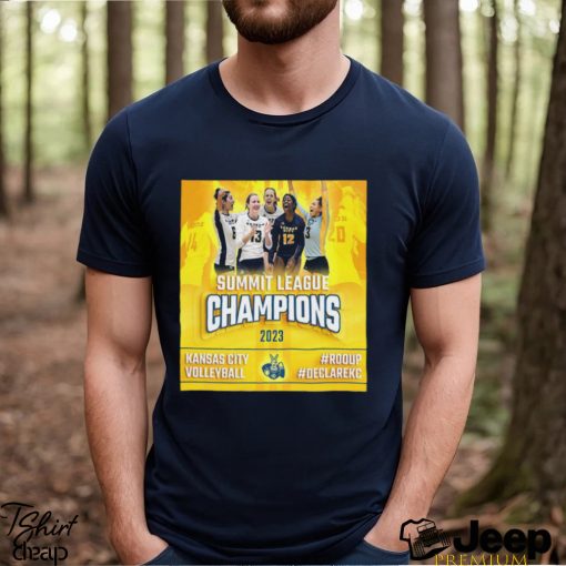 Kansas City Roos Volleyball Are The 2023 Summit League Champions Unisex T Shirt