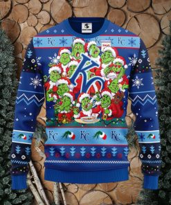 Kansas City Royals 12 Grinch Xmas Day Christmas Ugly Sweater