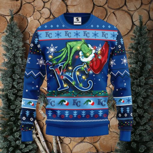 Kansas City Royals Grinch Christmas Ugly Sweater