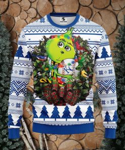 Kansas City Royals Grinch Hug Christmas Ugly Sweater