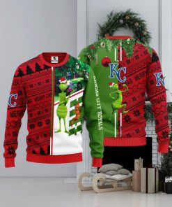 Kansas City Royals Grinch & Scooby doo Christmas Ugly Sweater 1