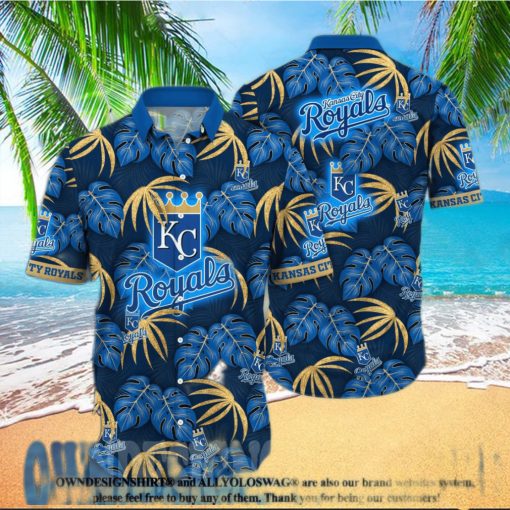 Kansas City Royals MLB Flower Full Print Hawaiian Shirt